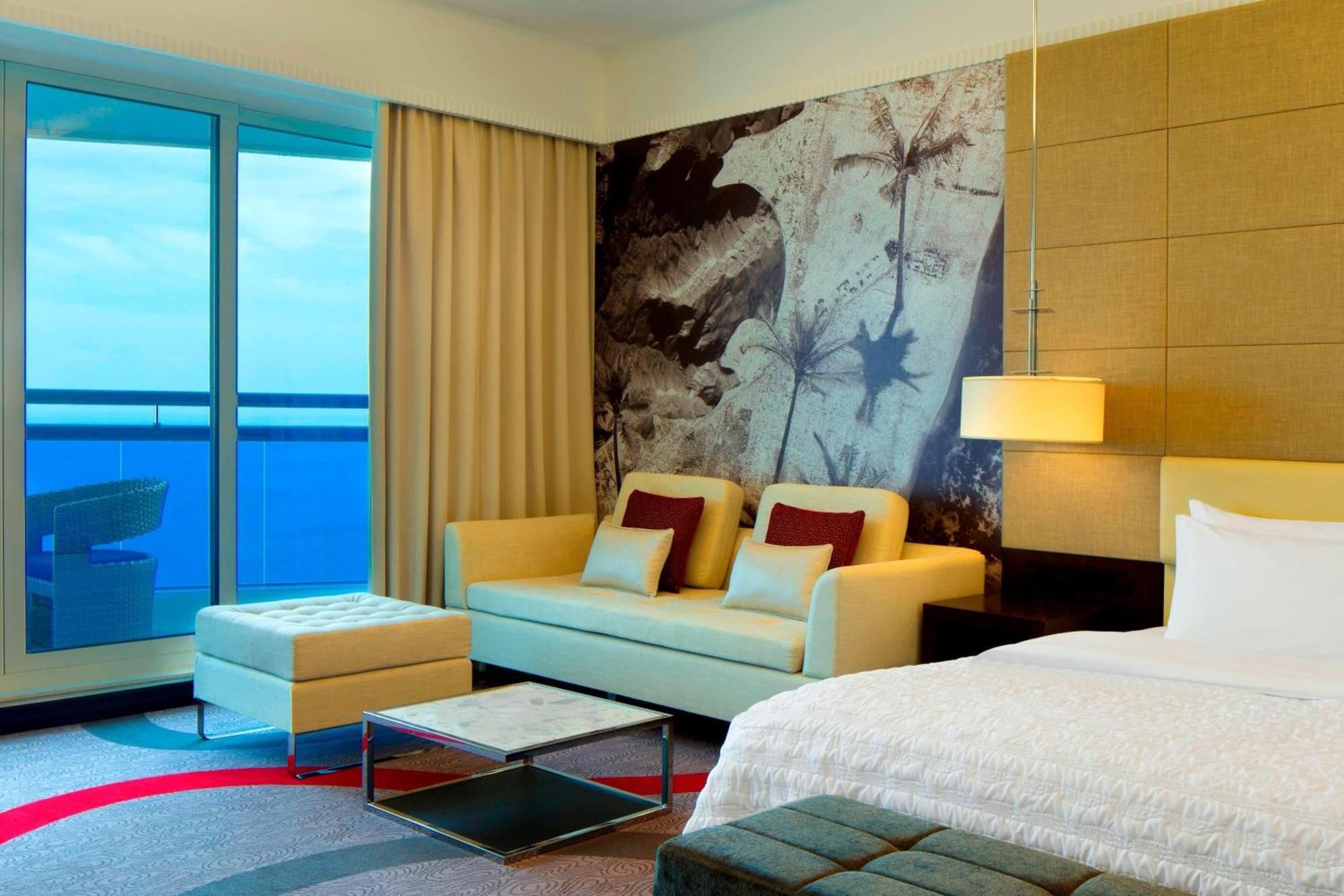 Le Meridien Al Aqah Beach Resort Kültér fotó A guest room at the W Dubai - Jumeirah Beach